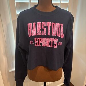 Barstool Sports cropped sweatshirt